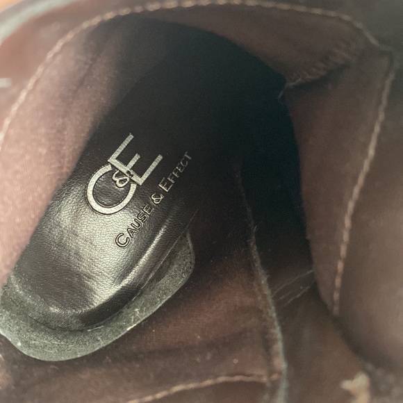 Metallic Eggplant Pointed Toe Booties - Picture 6 of 7